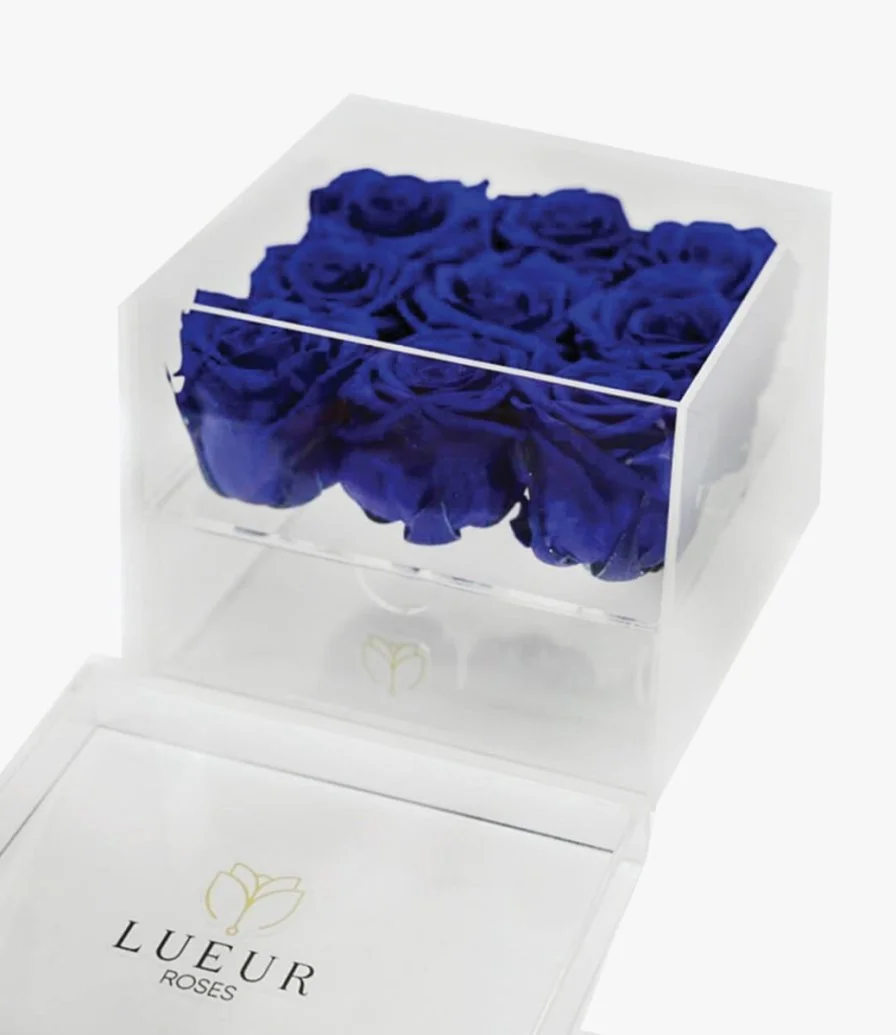 The bloom | 9 Royal blue Single roses