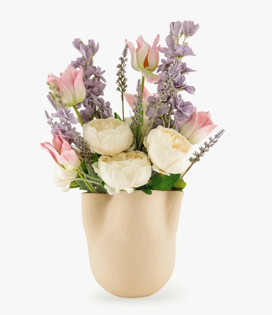زهور جنى - بيترا الصناعية من صلصال