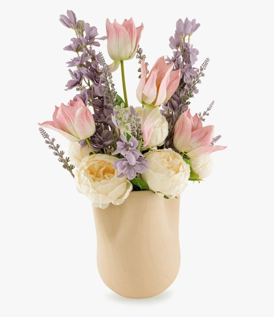 زهور جنى - بيترا الصناعية من صلصال