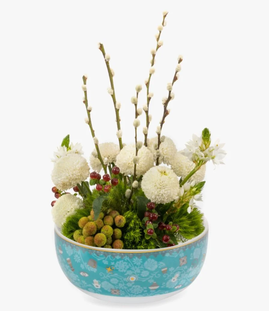 تنسيق زهور صوفيا - ليالي عربية من صلصال