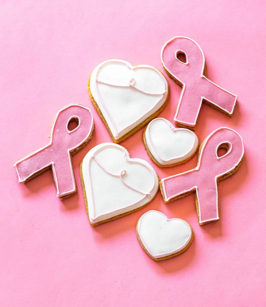 THINK PINK Cookies 3 Pcs by Pastel Cakes
