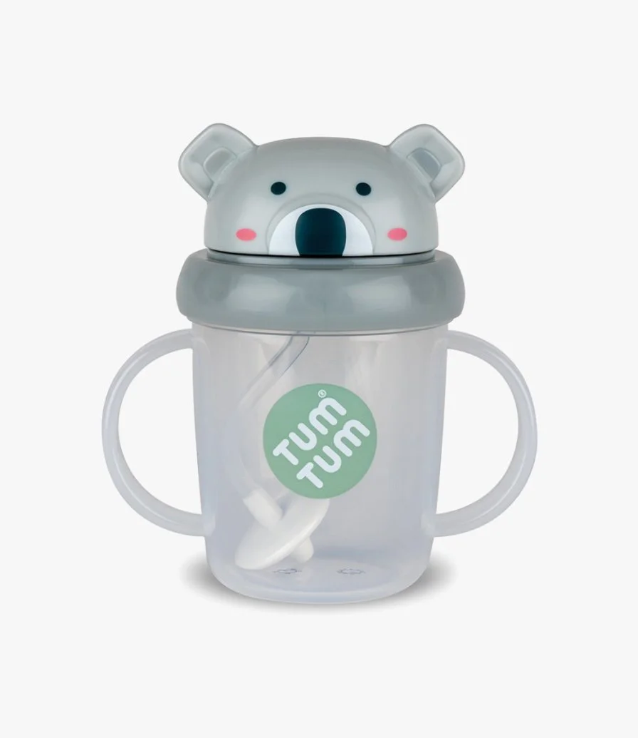 Tippy Up Cup With Weighted Straw (Series 3) - Koala