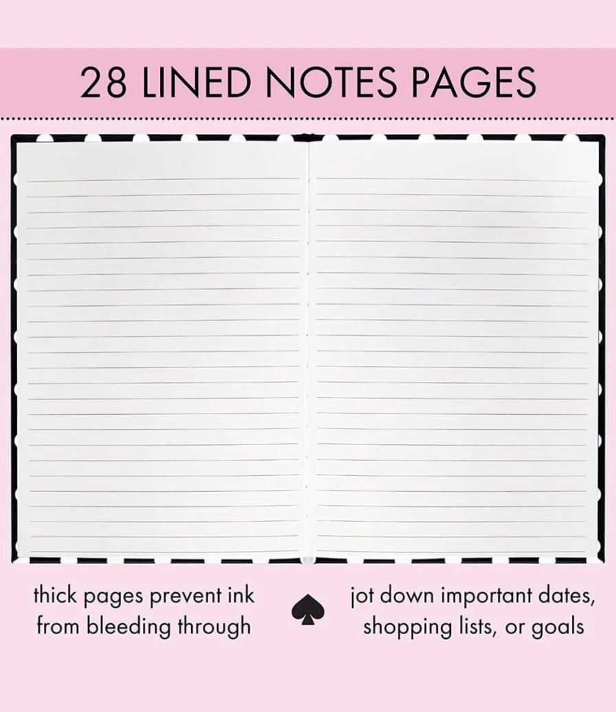 To Do Planner, Black Spade Dot (Undated) by Kate Spade New York