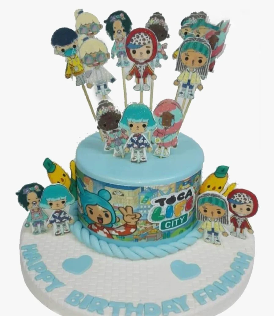 Toca Life City Cake by Cecil