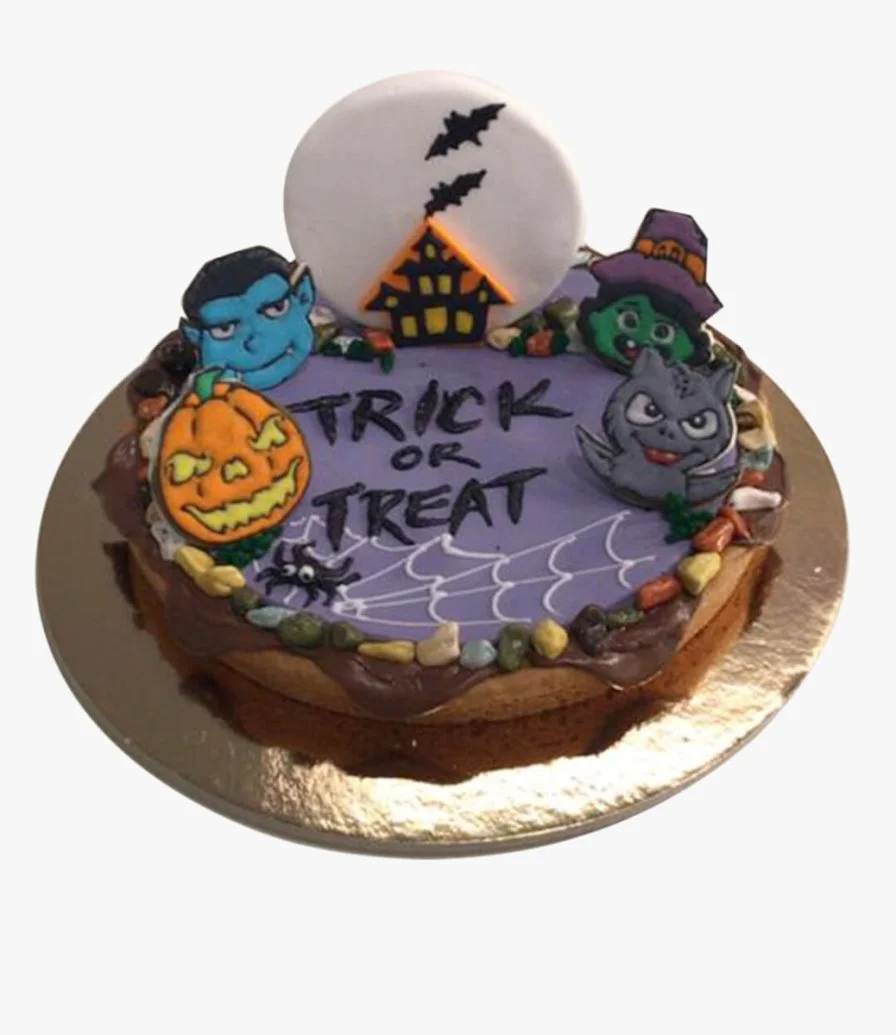Trick or Treat Cookie Cake