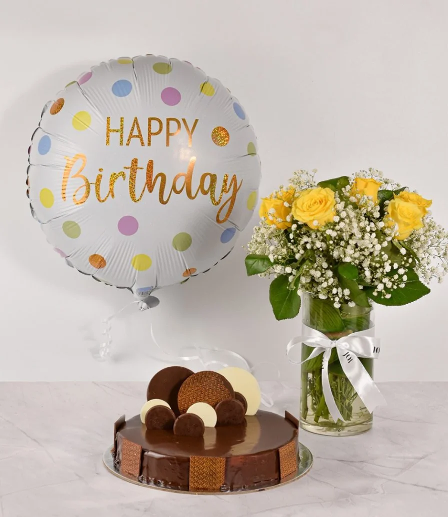 Trois Chocolate Cake Birthday Bundle By Secrets
