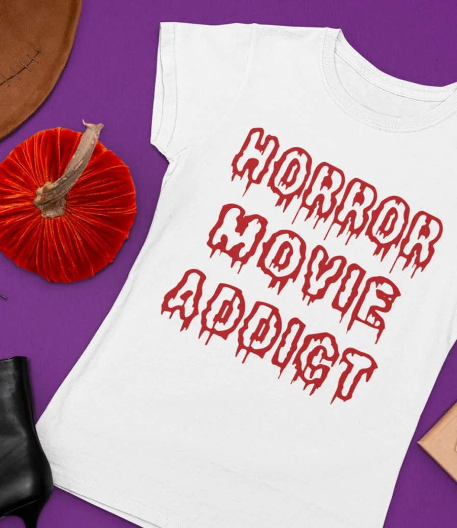 Horror Movie Addict T-shirt