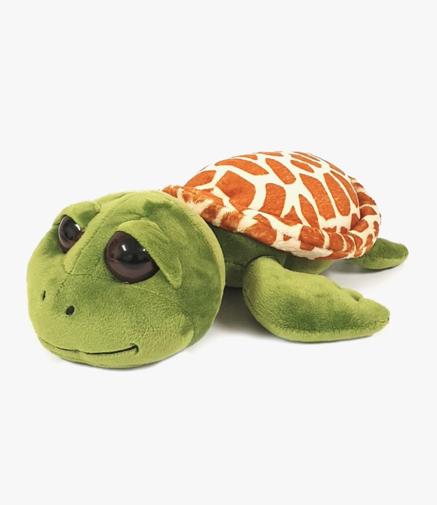 Green Turtle with Dubai Embroidery 14cm by Fay Lawson