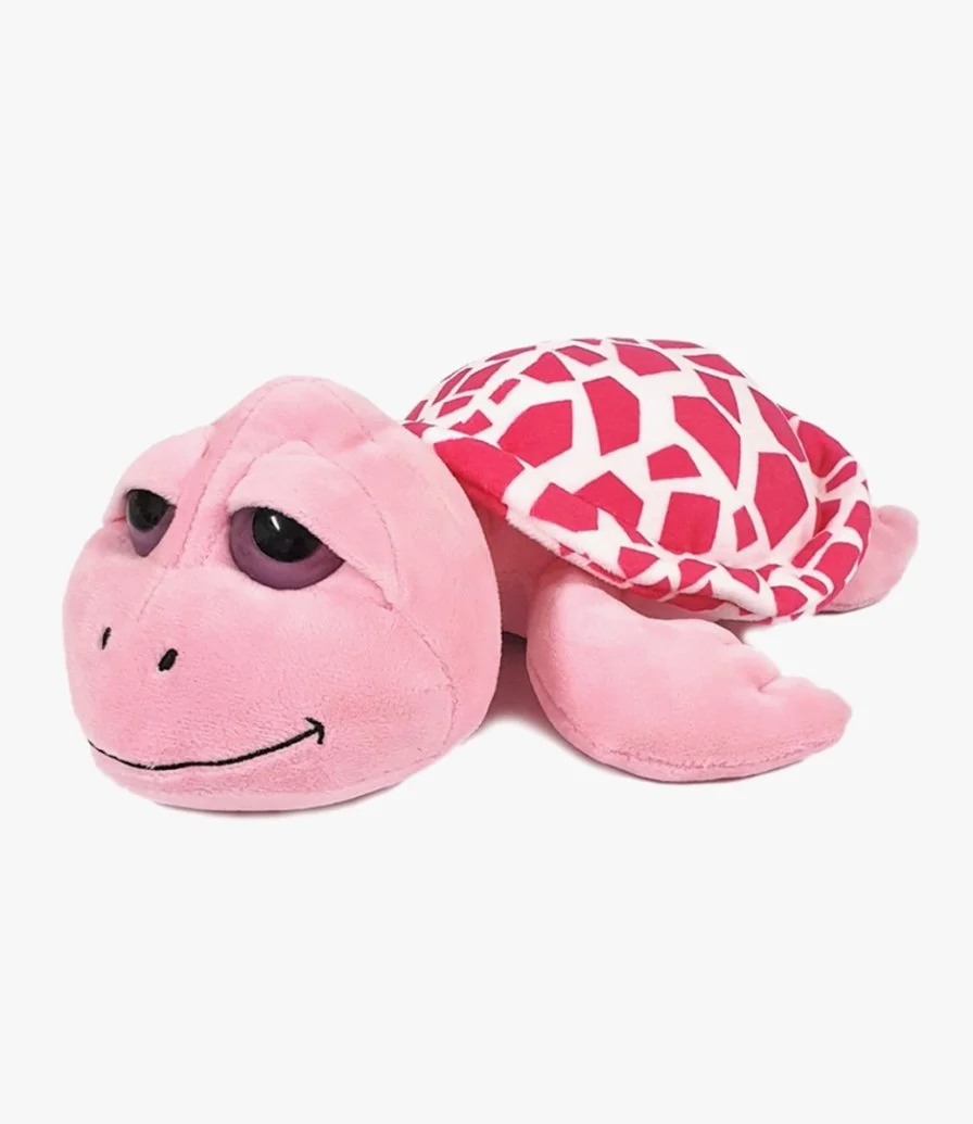 Pink Turtle with Dubai Embroidery 14cm by Fay Lawson