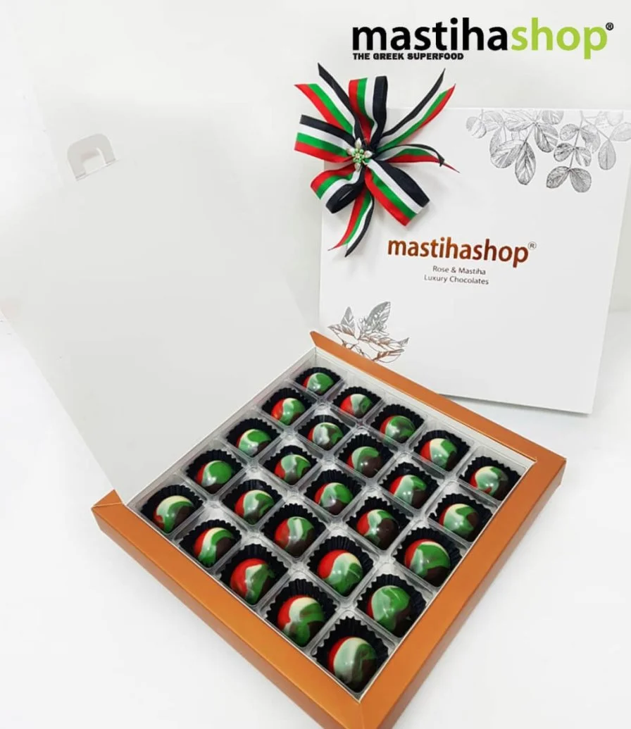 UAE Flag Truffle Box by Mastiha