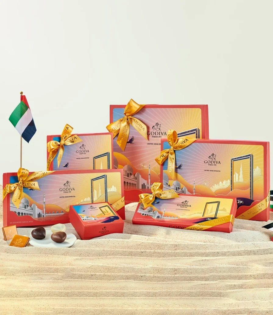 UAE National Day Gift Box 10 pcs by Godiva