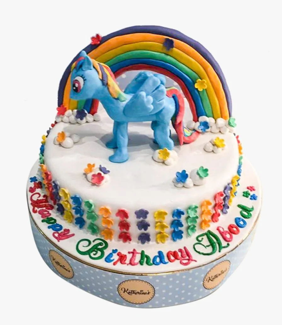Unicorn Birthday Cookie Cake