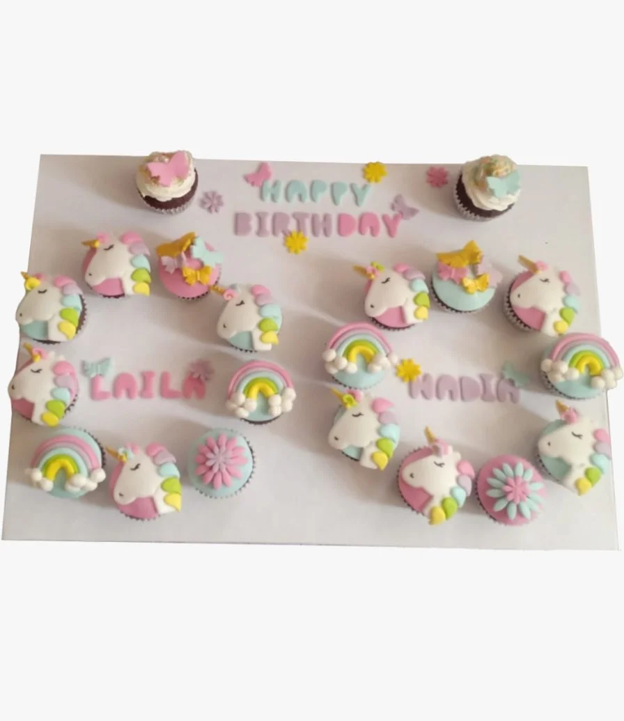 Unicorn Chocolate Cupcakes