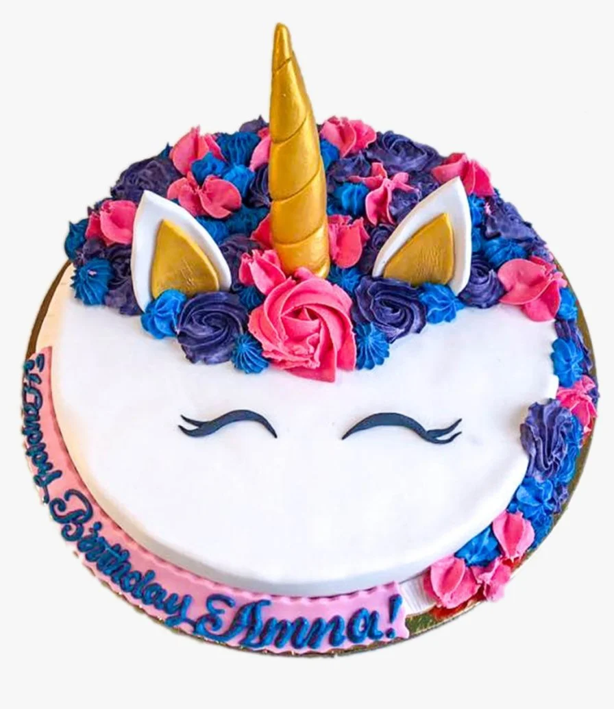 Unicorn Cookie Cake