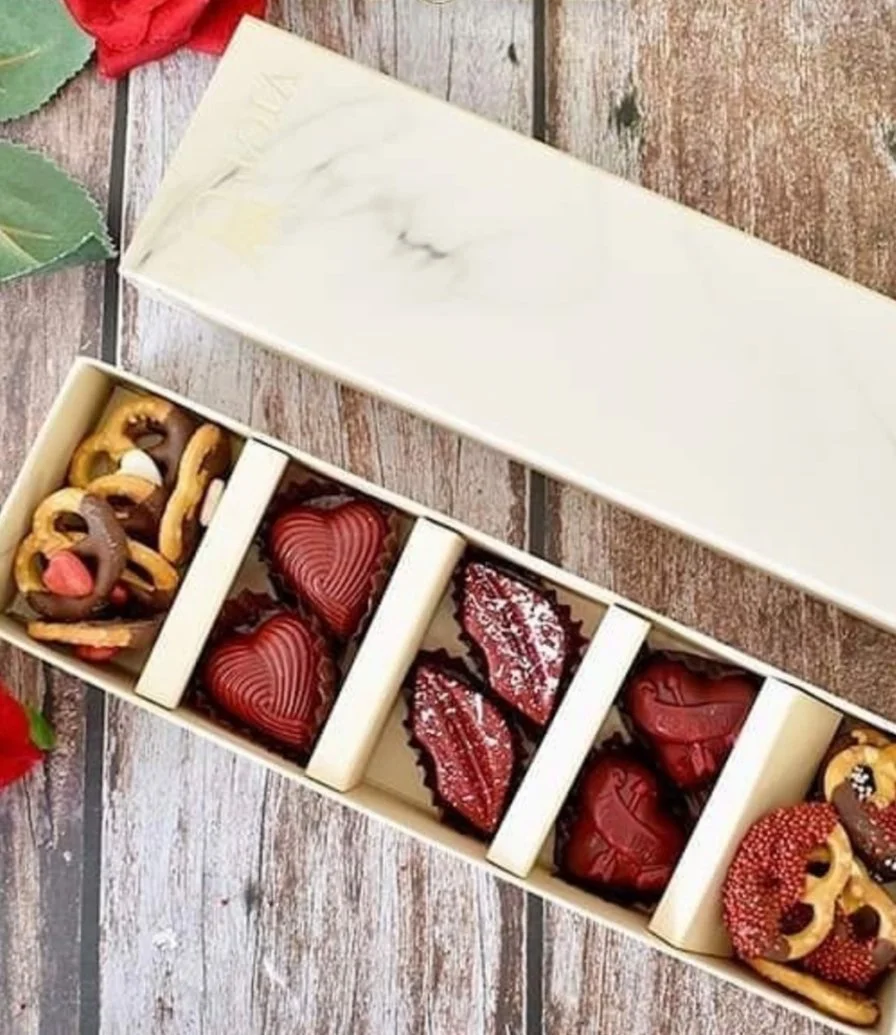 Valantine's Slider Chocolate Box By Victorian 