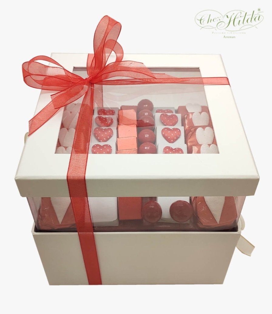 Valentine Heart Chocolates Box by Chez Hilda