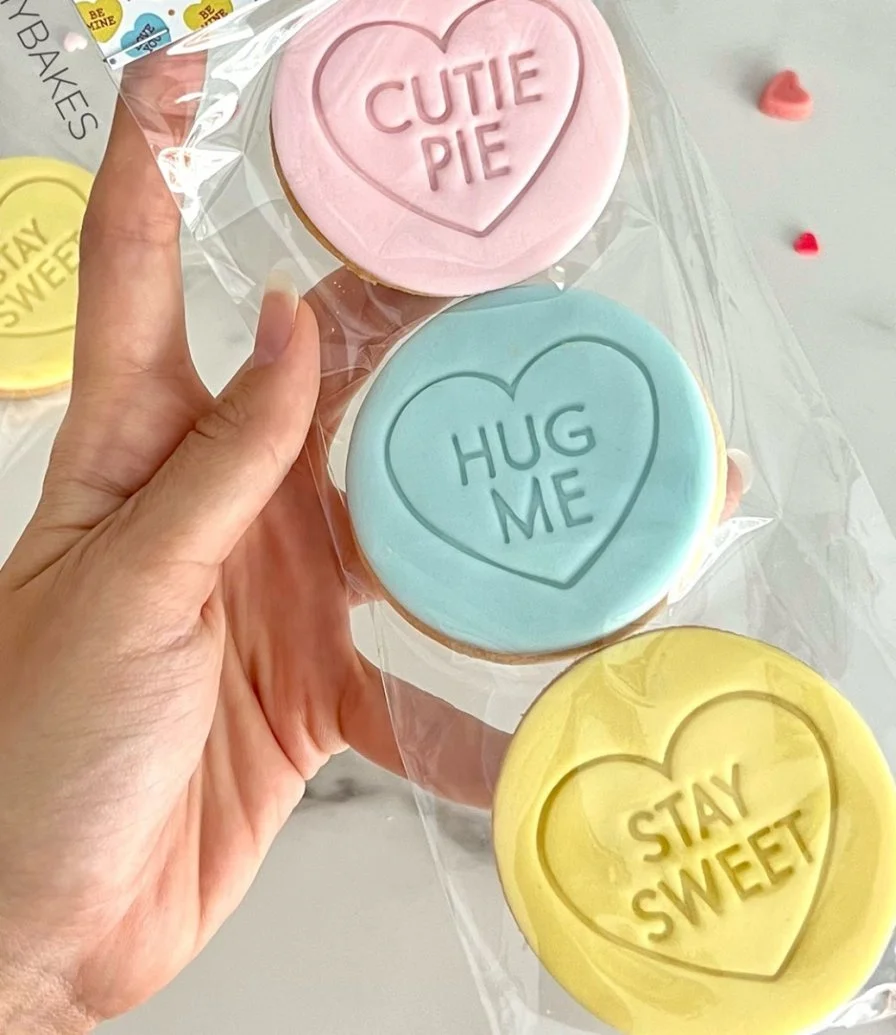 Valentine Cookies by Yummy Bakes - Pack of 3