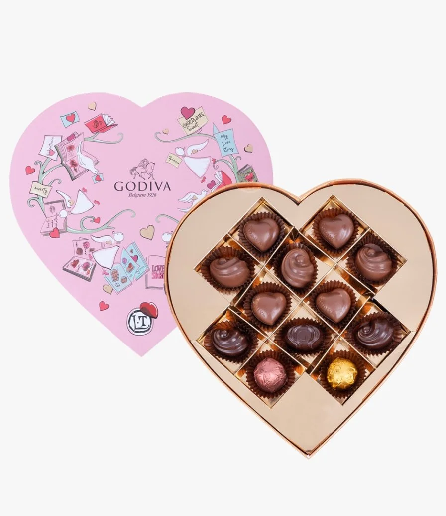 Valentine's Day Heart-Shaped Box by Godiva