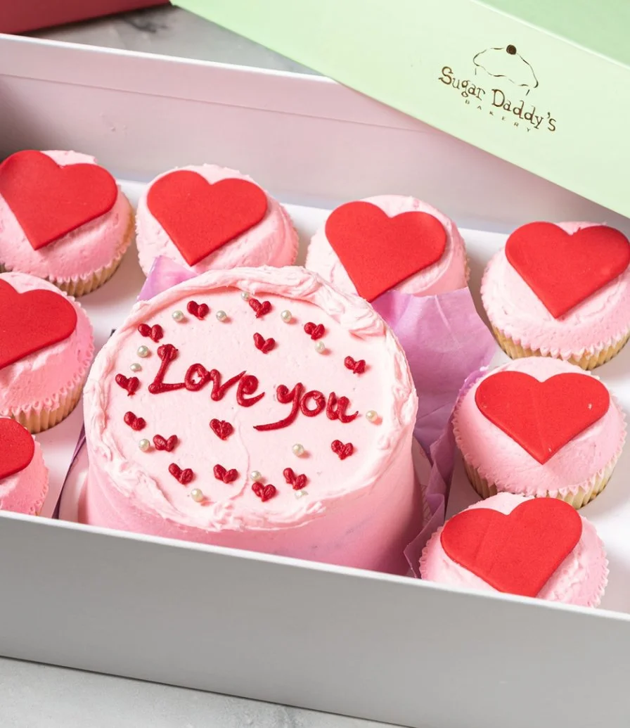 صندوق "أحبك" لعيد الحب من شوجر داديز بيكري