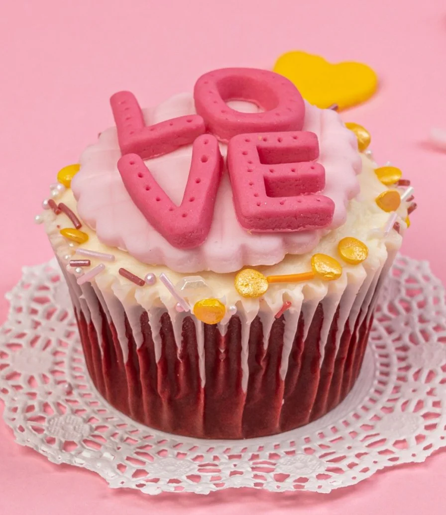 Valentine's Single Love Cupcake by Hummingbird