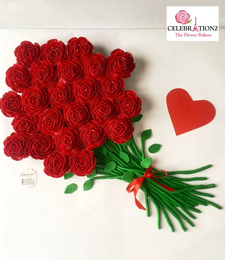 Valentine's Express Feeling Bouquet By Sweet Celebrationz