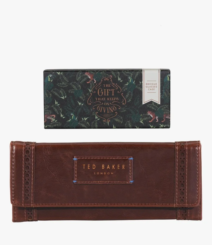 Walnut Glasses Case by Ted Baker