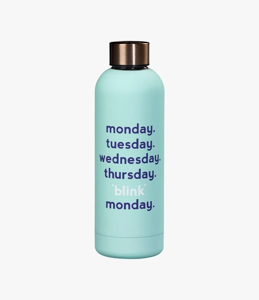 Water Bottle - Monday Blink by Yes Studio