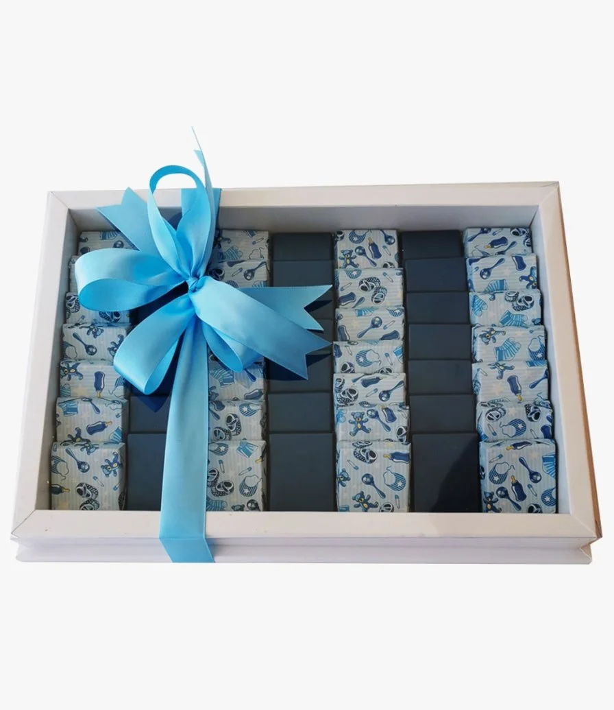 Welcome baby Boy Chocolate Box by Eclat 