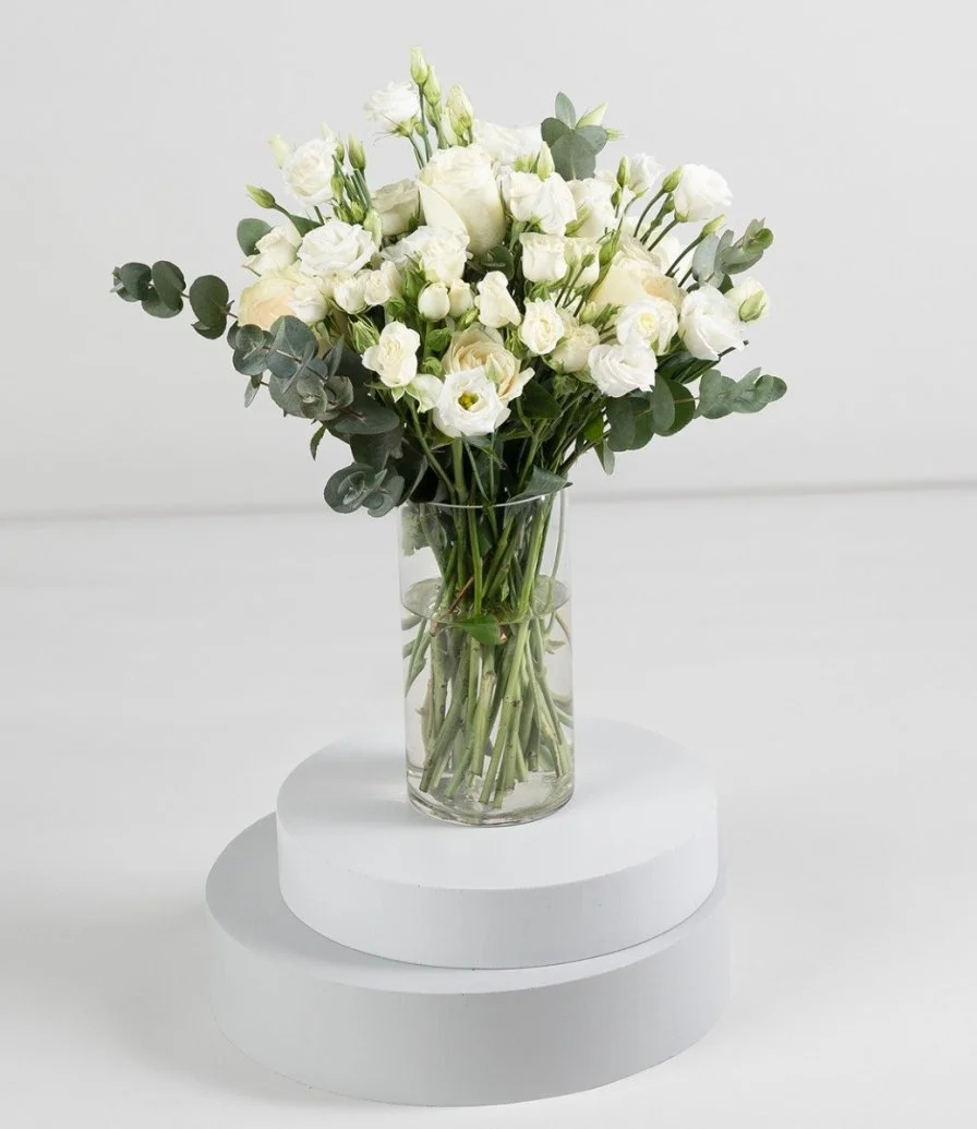 White Elegance Flower Arrangement