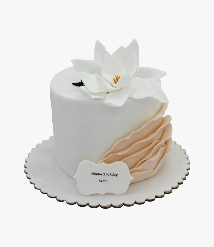 White Lily Cake 