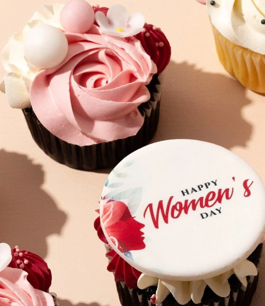 Women's Day 8 March Cupcakes 6pcs by Cake Social