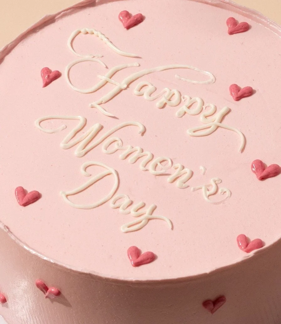 Women's Day Hearts Cake 500 g by Cake Social