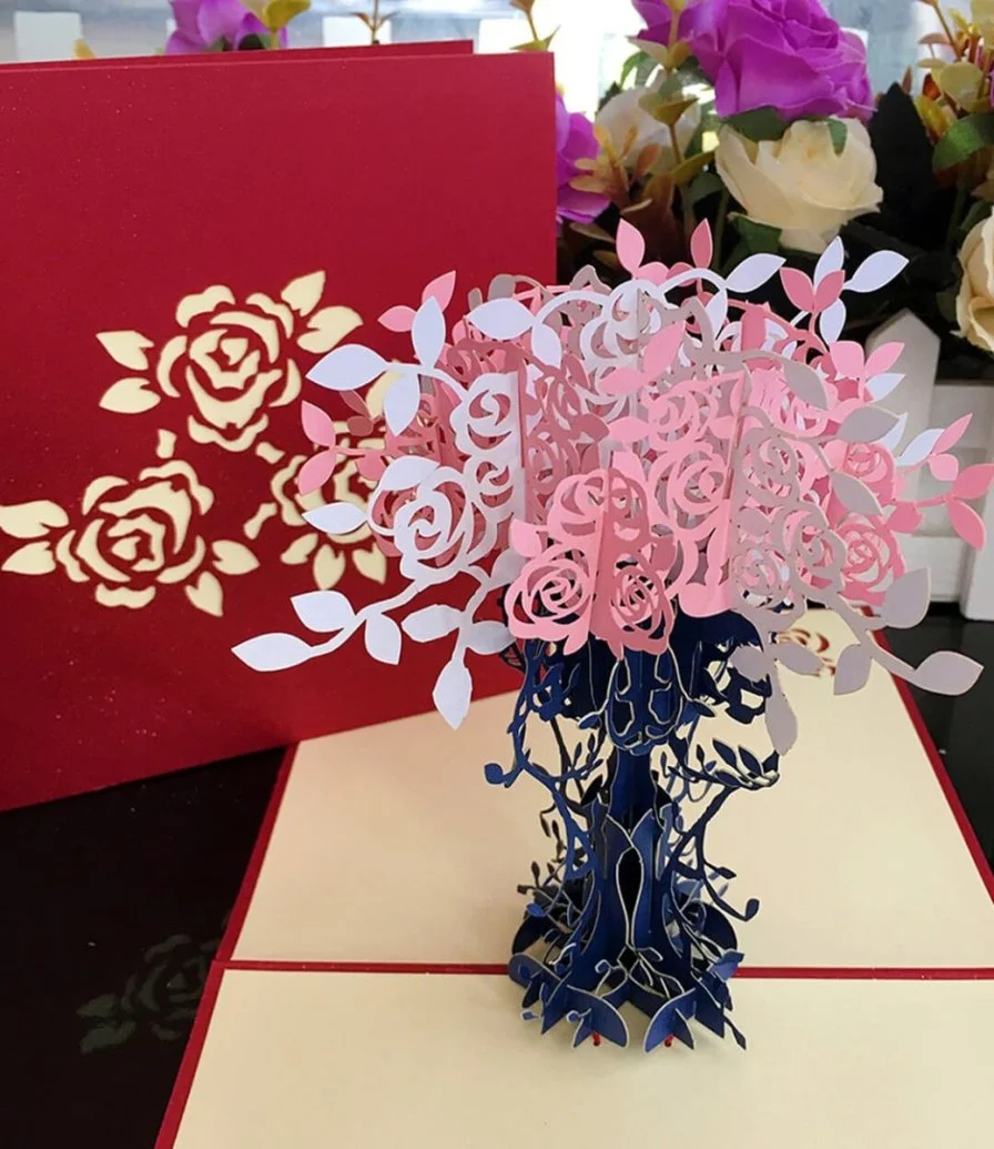 Wonderland Tree 3D Greeting Card