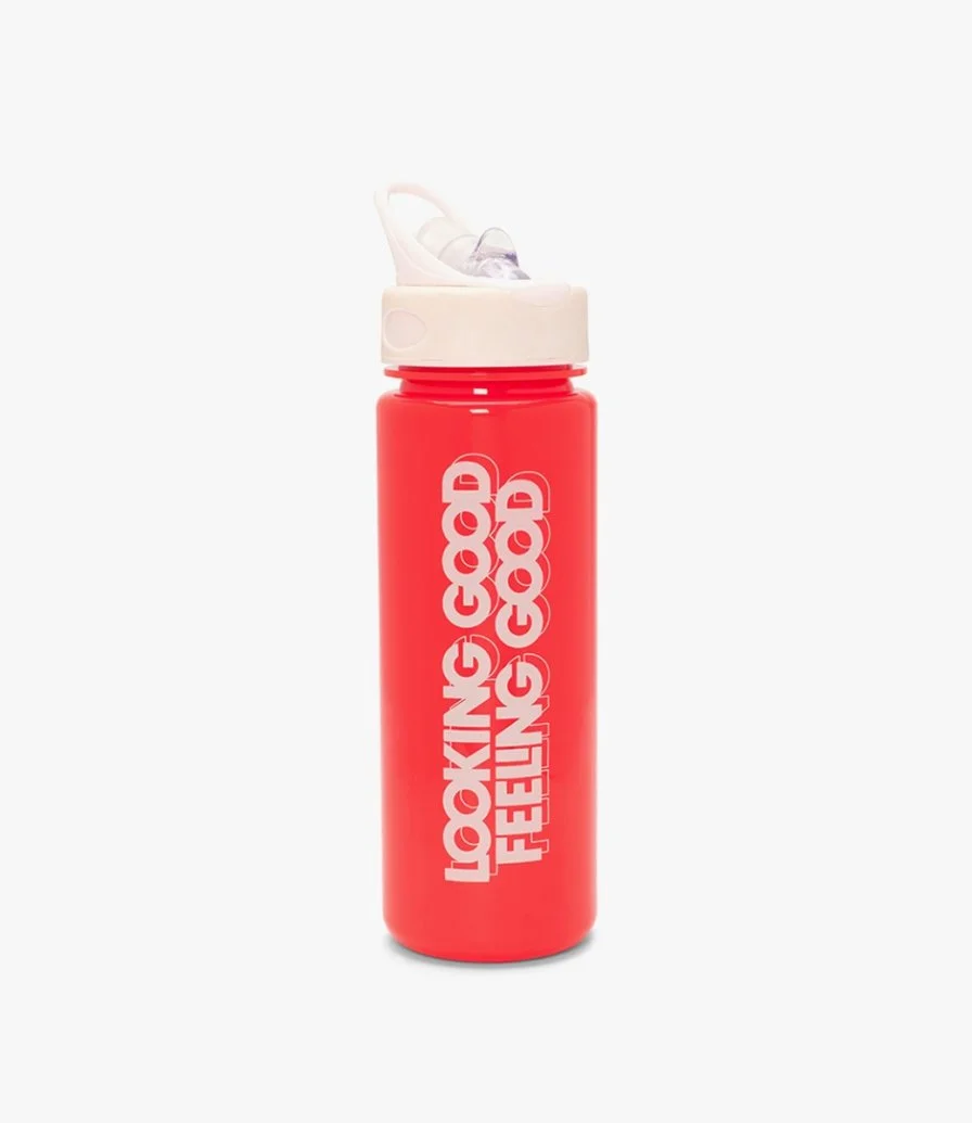 Work It out Water Bottle - Looking Good Feeling Good by Bando