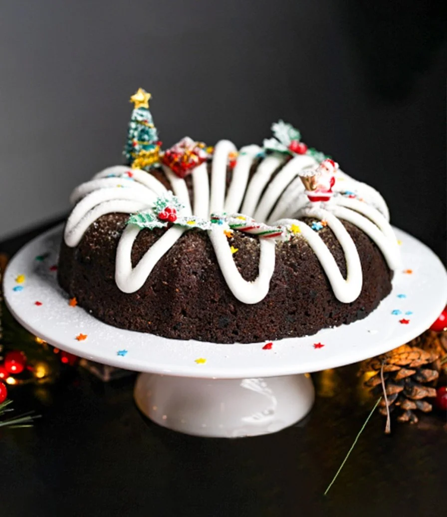 Xmas Bundt pudding By Bloomsbury's