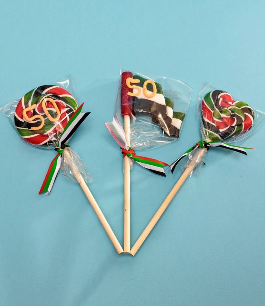 Year of 50 Handmade Lollipops By Candylicious