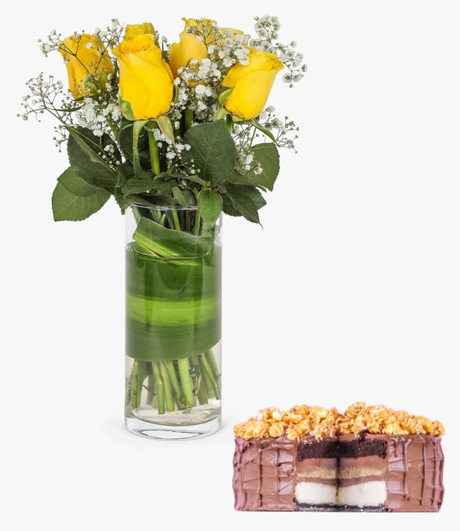 Cheesecake & Flowers Gift Bundle