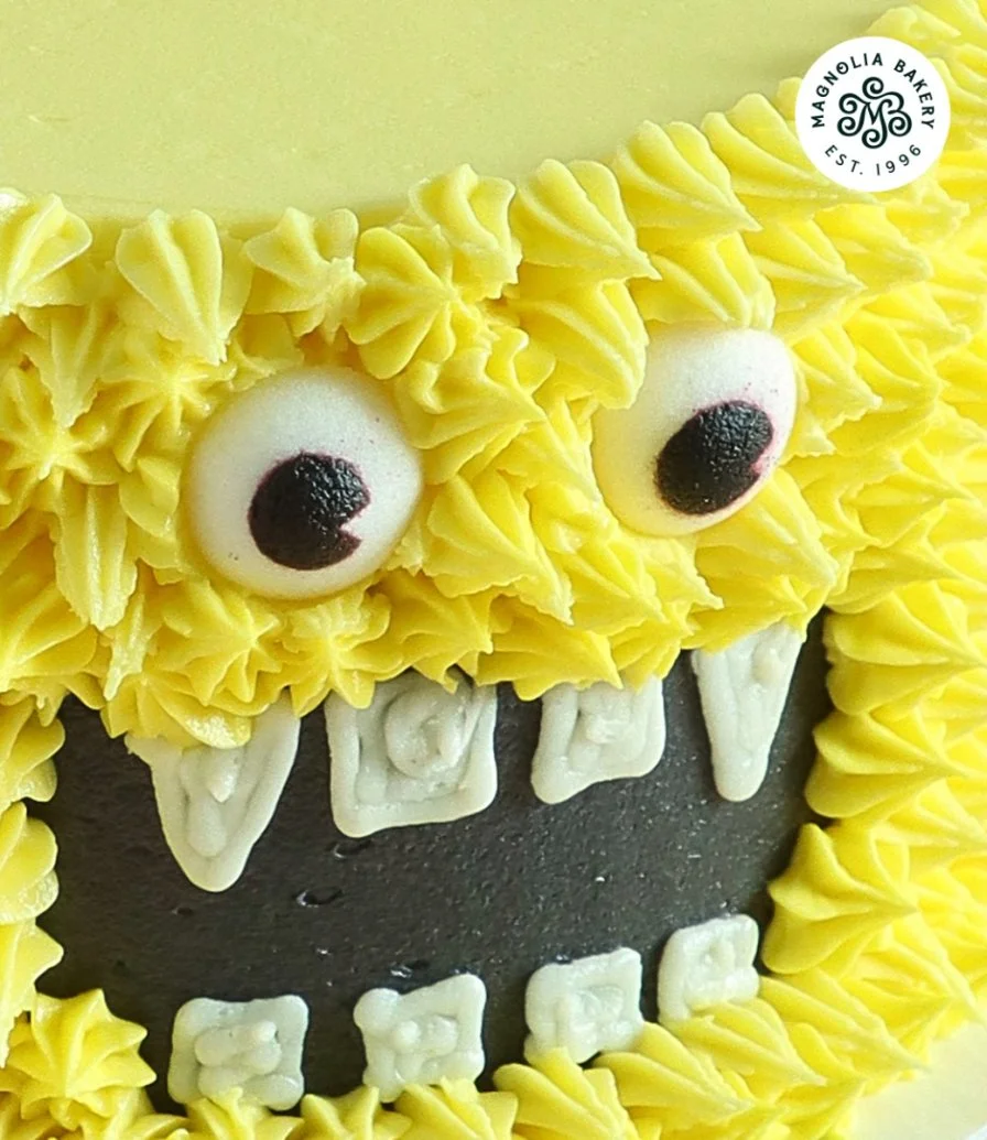 Yellow Monster Halloween Cake By Magnolia Bakery