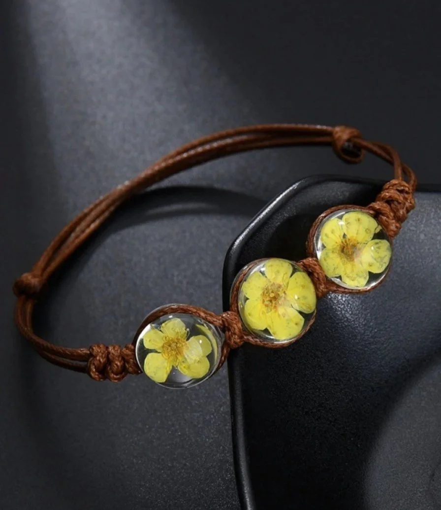 Yellow Roses Bracelet by La Flor 