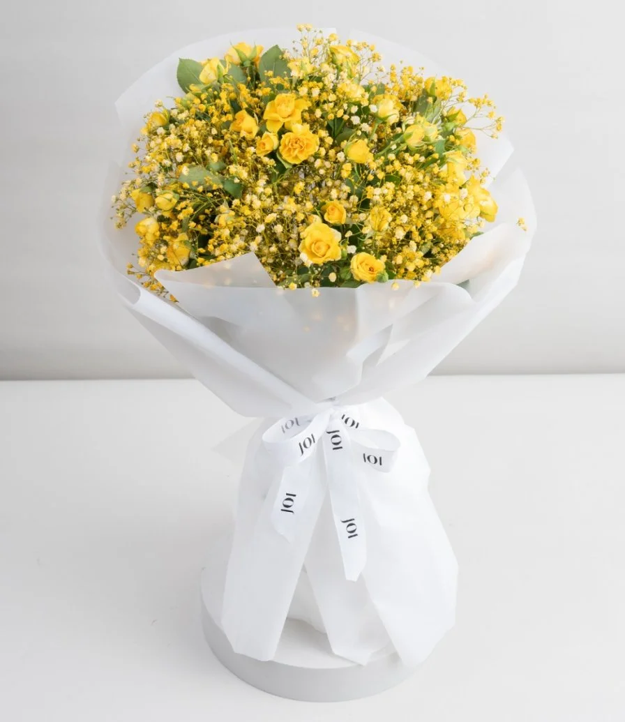 Yellow Sunshine Hand Bouquet