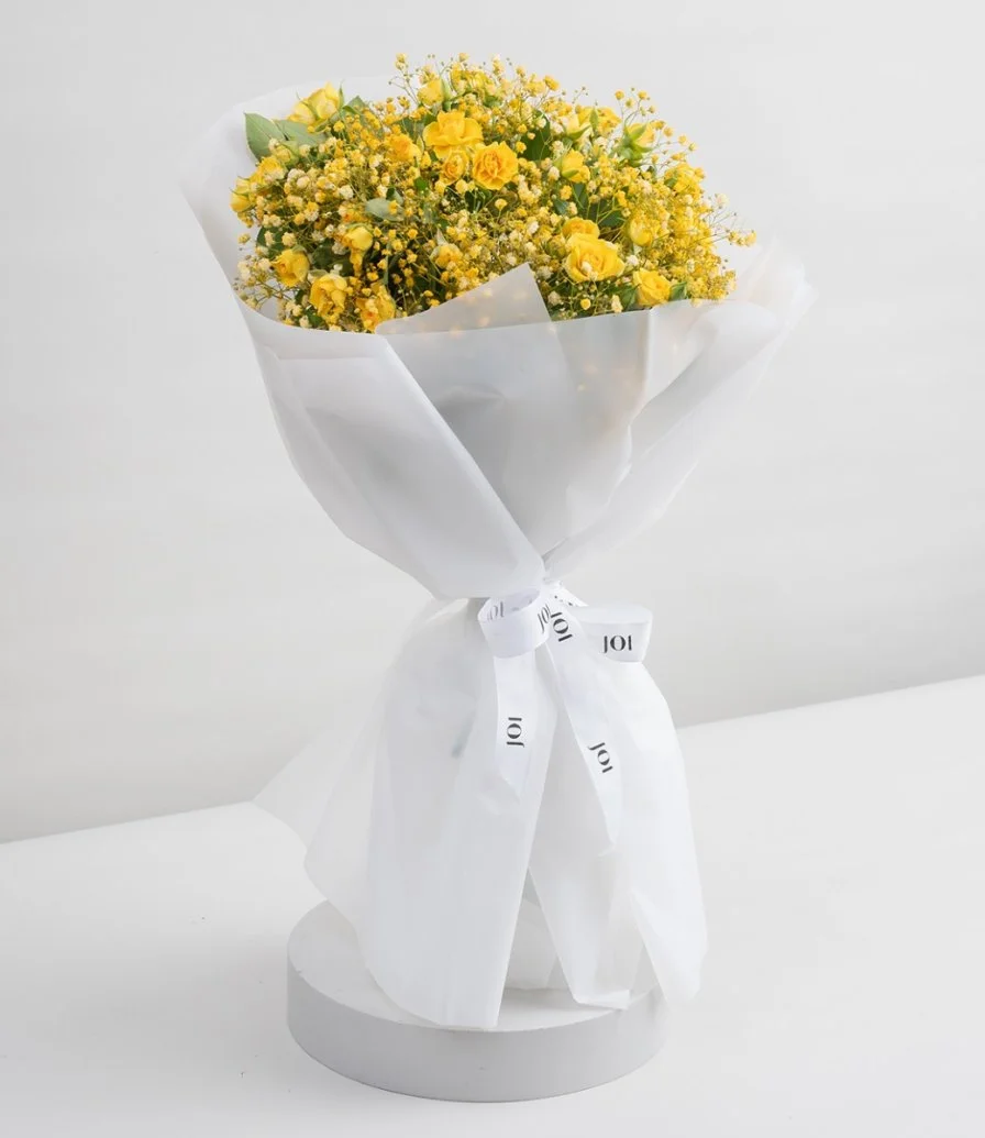 Yellow Sunshine Hand Bouquet