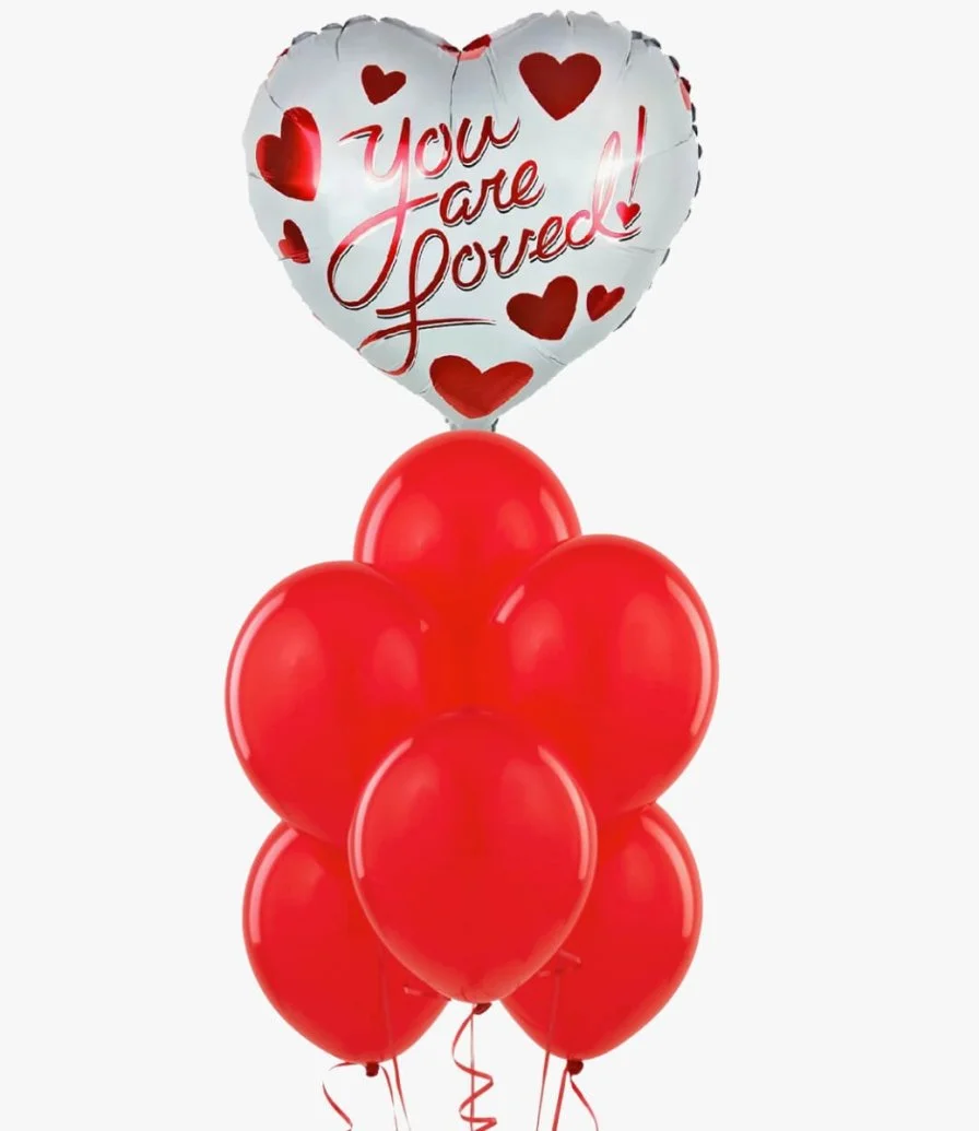 You Are Loved Balloon Bouquet