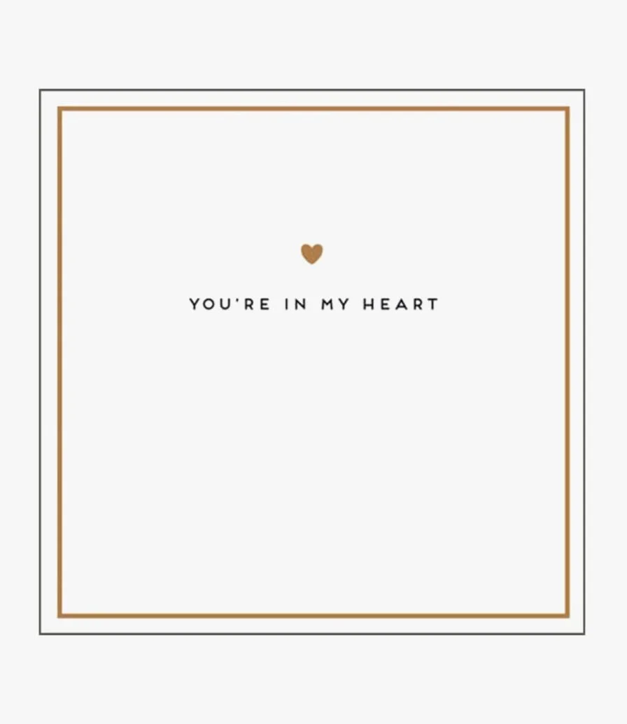 You're In My Heart Greeting Card by Alice Scott
