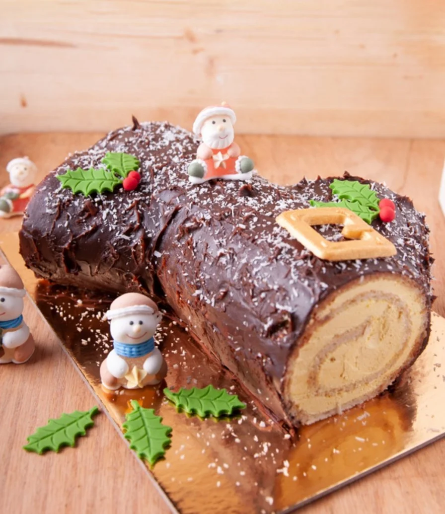 Yule Log Cake by Bloomsbury's 