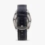 Dark Blue Patented Leather Strap Watch by ATOP 