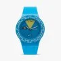 Blue Rubber Strap Watch by ATOP 