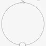 Cut-out Hoop Necklace by Agatha 