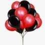 Red & Black Balloon Bouquet