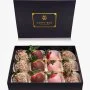 صندوق تشكيلة فراولة بالشوكولاتة (12 قطعة)  