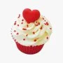 Valentine's Glitter Heart Cupcakes by Sugar Sprinkles 